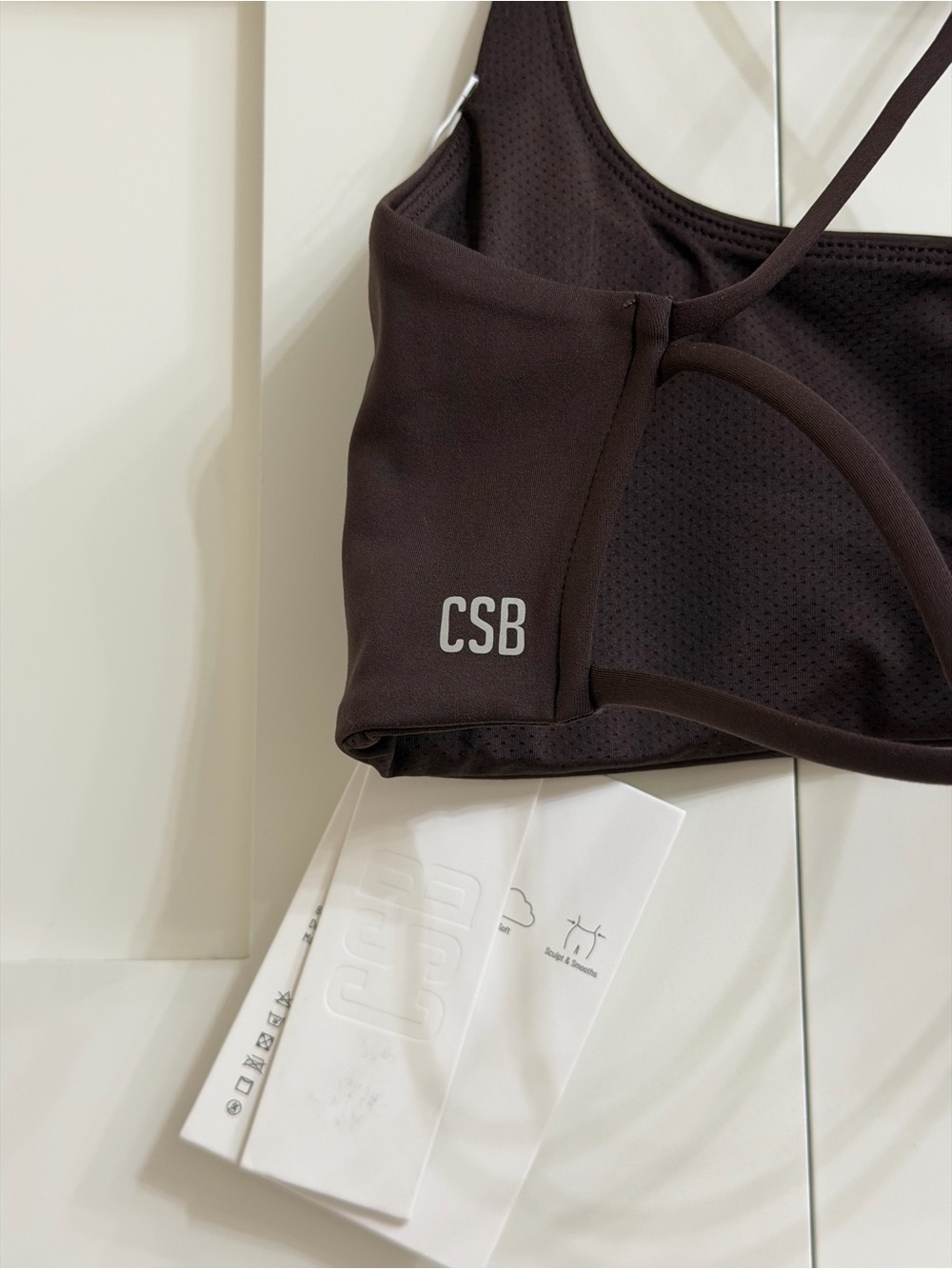 NWT CSB Serenity Lexi Crop XS in Espresso - Picture 6 of 9